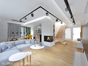 AM HOUSE - Salon, styl minimalistyczny - zdjęcie od Mymolo Patrycja Dąbek