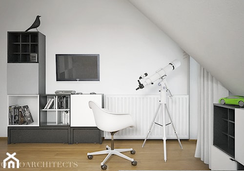bm house - Średni biały pokój dziecka dla nastolatka dla chłopca, styl nowoczesny - zdjęcie od Mymolo Patrycja Dąbek