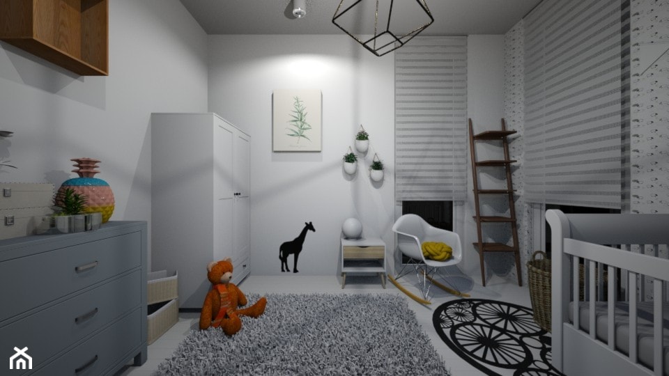 Pokój neutralny - Pokój dziecka, styl minimalistyczny - zdjęcie od LULU Kids Design - Homebook