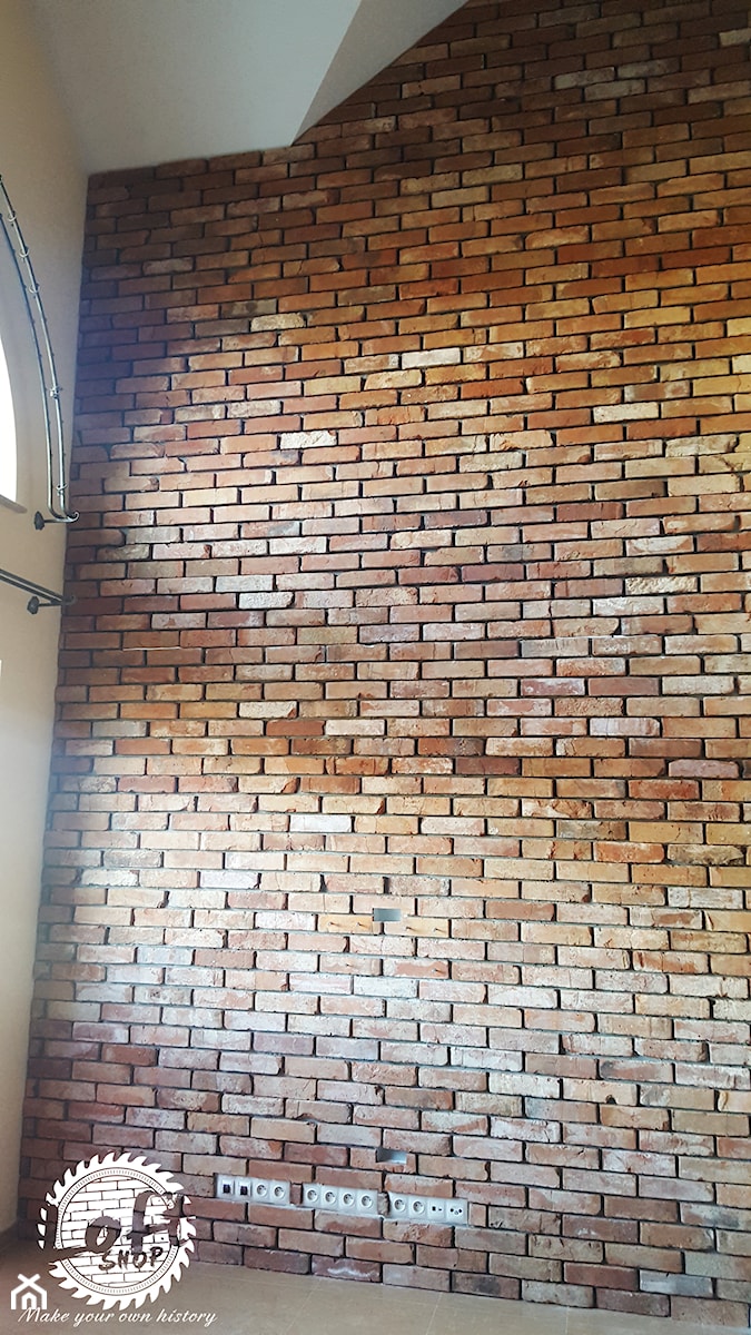 Ściana z oryginalnej XIXw cegły. - zdjęcie od Loft Shop Manufacture