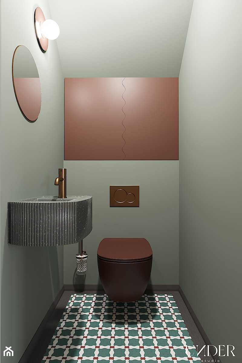 Kolorowy dom - Łazienka, styl nowoczesny - zdjęcie od UNDER STUDIO