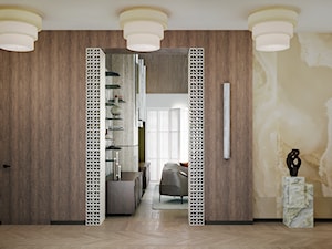 Luksusowa rezydencja w Wawrze - Hol / przedpokój, styl nowoczesny - zdjęcie od UNDER STUDIO