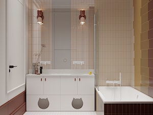 Eleganckie mieszkanie - Łazienka, styl nowoczesny - zdjęcie od UNDER STUDIO