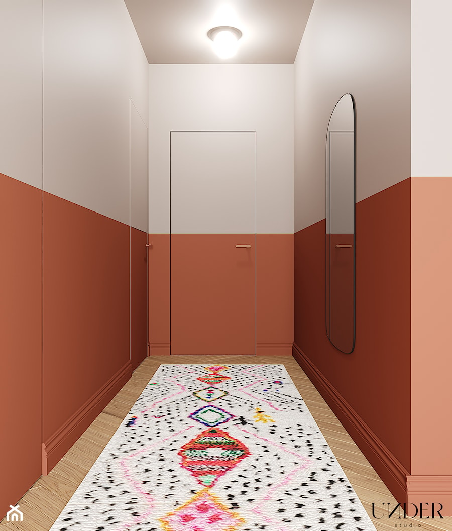 Kolorowy dom - Hol / przedpokój, styl nowoczesny - zdjęcie od UNDER STUDIO