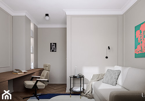 Mieszkanie w Porcie Praskim - Biuro, styl tradycyjny - zdjęcie od UNDER STUDIO