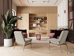 Kolorowy dom - Salon, styl nowoczesny - zdjęcie od UNDER STUDIO