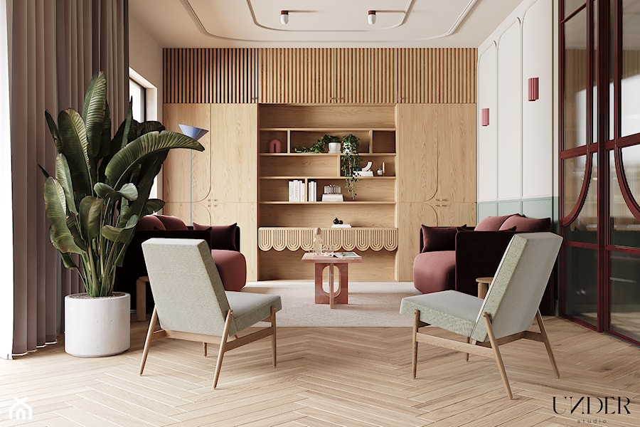 Kolorowy dom - Salon, styl nowoczesny - zdjęcie od UNDER STUDIO