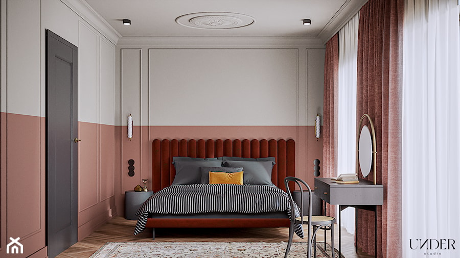 Mieszkanie w Porcie Praskim - Sypialnia, styl tradycyjny - zdjęcie od UNDER STUDIO