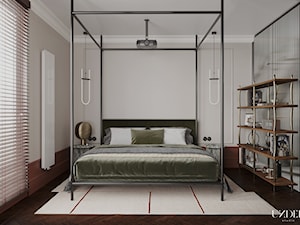 Eleganckie mieszkanie - Sypialnia, styl nowoczesny - zdjęcie od UNDER STUDIO