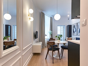 mieszkanie w kamienicy 25m2 - Salon, styl tradycyjny - zdjęcie od Martyna Midel projekty wnętrz