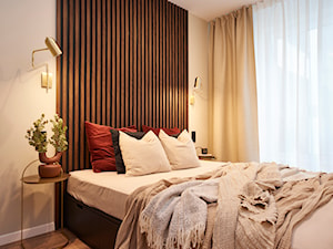 mieszkanie 36m2 - Sypialnia, styl nowoczesny - zdjęcie od Martyna Midel projekty wnętrz