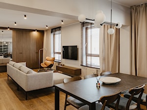 mieszkanie 72m2 - Salon, styl nowoczesny - zdjęcie od Martyna Midel projekty wnętrz