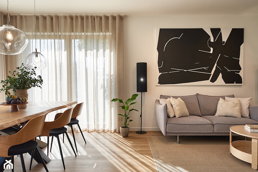 mieszkanie 97m2 - Salon, styl nowoczesny - zdjęcie od Martyna Midel projekty wnętrz