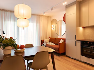 Mieszkanie 28,5m2 - Jadalnia, styl nowoczesny - zdjęcie od Martyna Midel projekty wnętrz