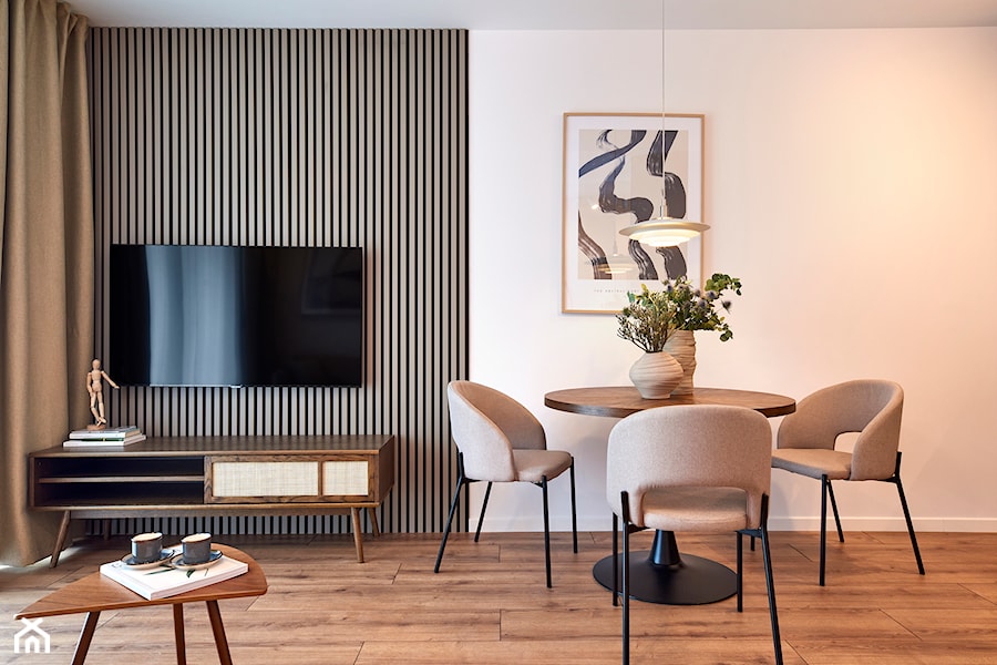 mieszkanie 38m2 - Salon, styl nowoczesny - zdjęcie od Martyna Midel projekty wnętrz
