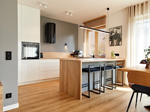 mieszkanie 97m2 - Kuchnia, styl nowoczesny - zdjęcie od Martyna Midel projekty wnętrz