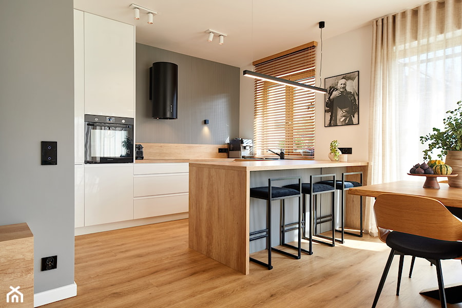 mieszkanie 97m2 - Kuchnia, styl nowoczesny - zdjęcie od Martyna Midel projekty wnętrz