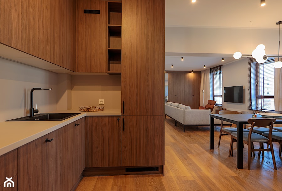 mieszkanie 72m2 - Kuchnia, styl nowoczesny - zdjęcie od Martyna Midel projekty wnętrz