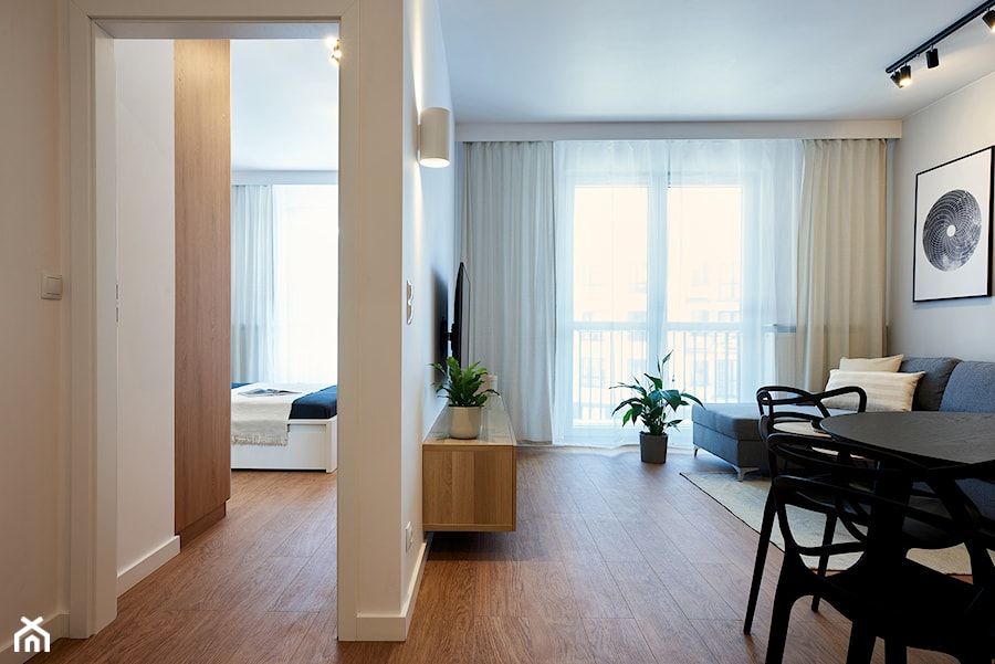mieszkanie 42m2 - Salon, styl nowoczesny - zdjęcie od Martyna Midel projekty wnętrz