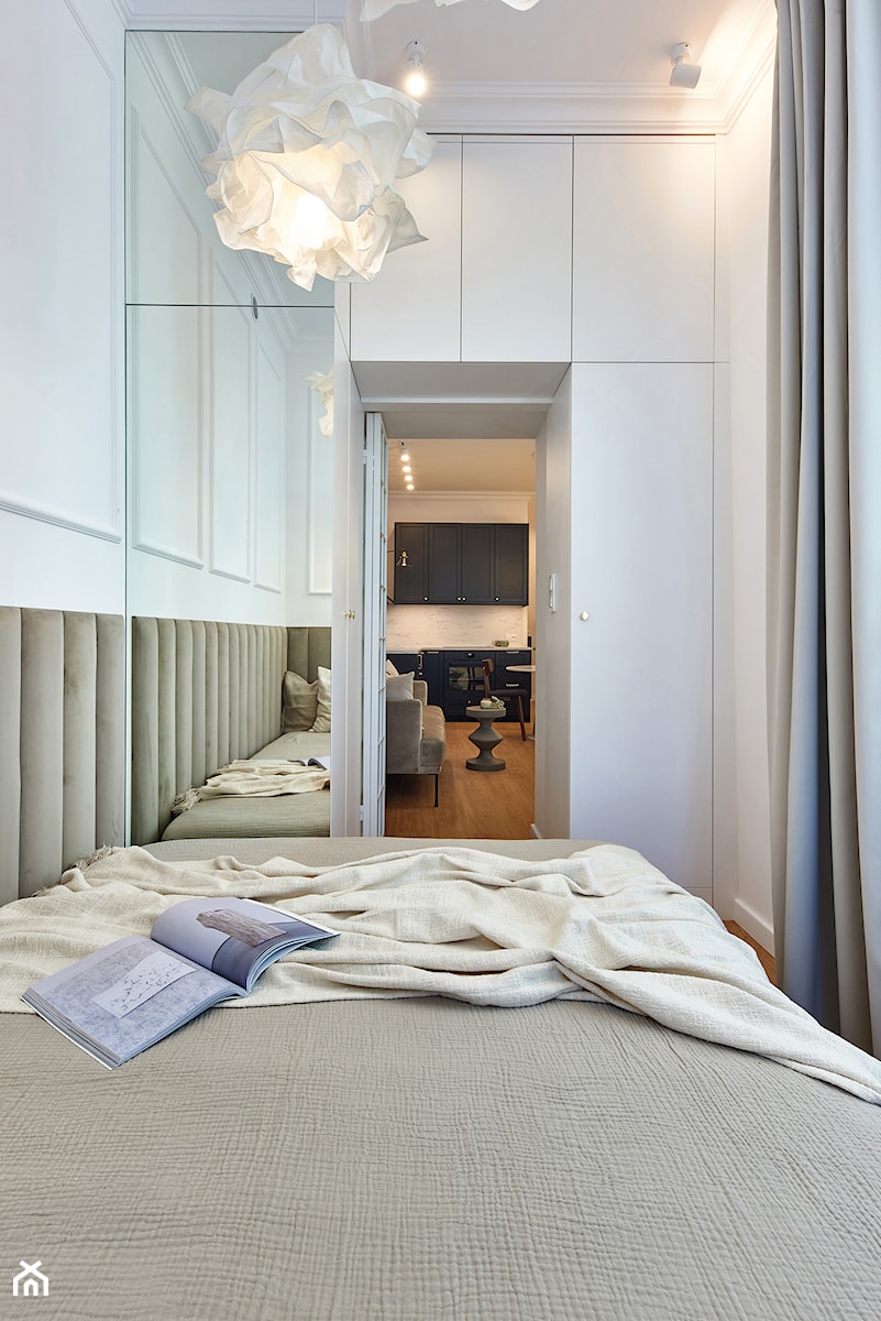 mieszkanie w kamienicy 25m2 - Sypialnia, styl tradycyjny - zdjęcie od Martyna Midel projekty wnętrz
