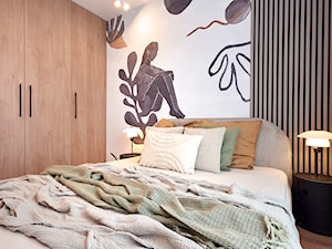 mieszkanie 38m2 - Sypialnia, styl nowoczesny - zdjęcie od Martyna Midel projekty wnętrz