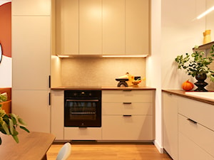 Mieszkanie 28,5m2 - Kuchnia, styl nowoczesny - zdjęcie od Martyna Midel projekty wnętrz