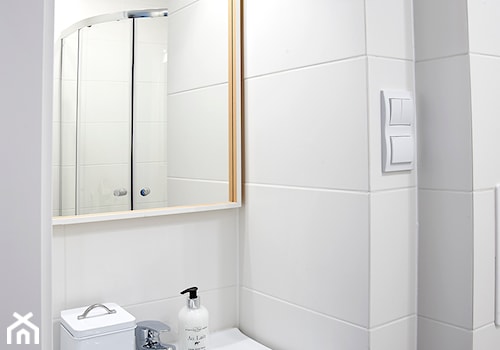 Kawalerka w stylu skandynawskim - Mała łazienka, styl skandynawski - zdjęcie od Martyna Midel projekty wnętrz