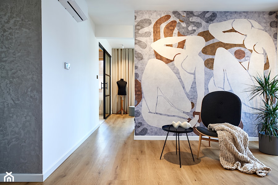 mieszkanie 97m2 - Biuro, styl nowoczesny - zdjęcie od Martyna Midel projekty wnętrz