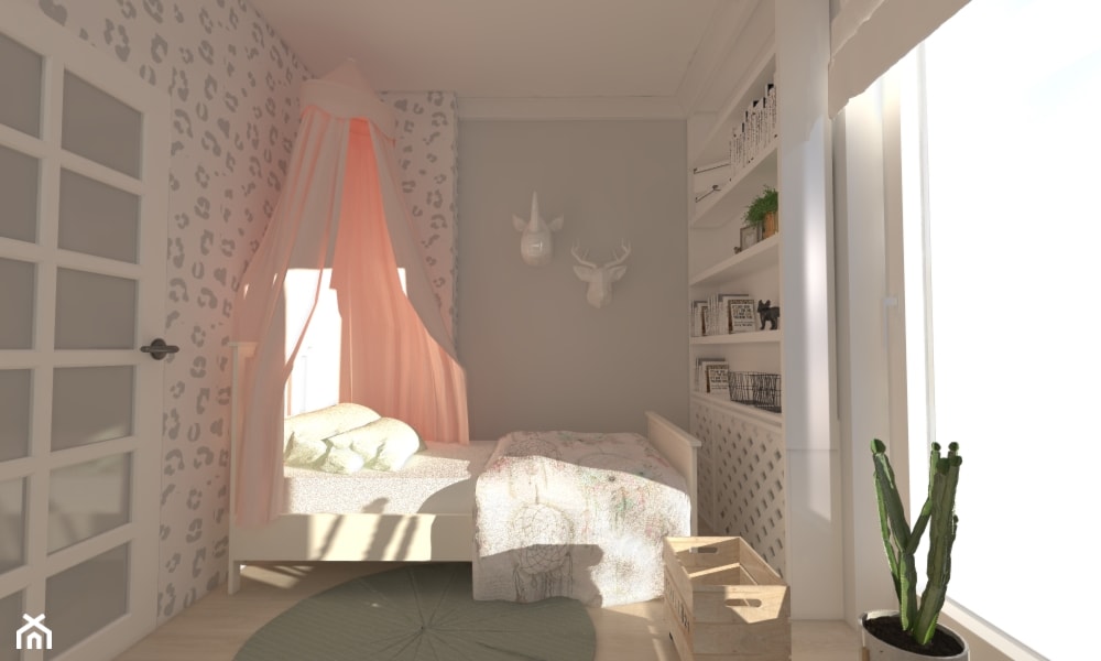 Brzozowa Aleja - Mała szara sypialnia - zdjęcie od 4ideahome - Homebook