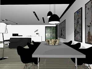 House1 - Salon, styl nowoczesny - zdjęcie od Anna Krakowian Pracownia Projektowa
