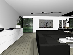 House1 - Salon, styl nowoczesny - zdjęcie od Anna Krakowian Pracownia Projektowa