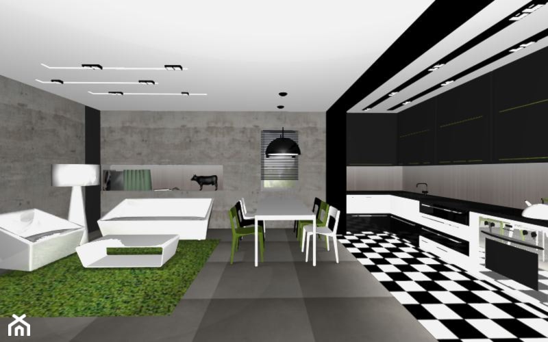 House5 - Salon, styl nowoczesny - zdjęcie od Anna Krakowian Pracownia Projektowa