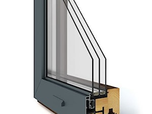 Okna drewniano-aluminiowe