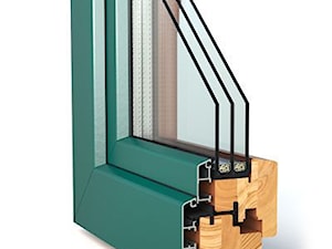 Okna drewniano-aluminiowe - Nowoczesne domy, styl nowoczesny - zdjęcie od Witraż Sp. z o. o. Okna i Drzwi