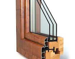 Okna drewniano-aluminiowe - Nowoczesne domy, styl nowoczesny - zdjęcie od Witraż Sp. z o. o. Okna i Drzwi - Homebook