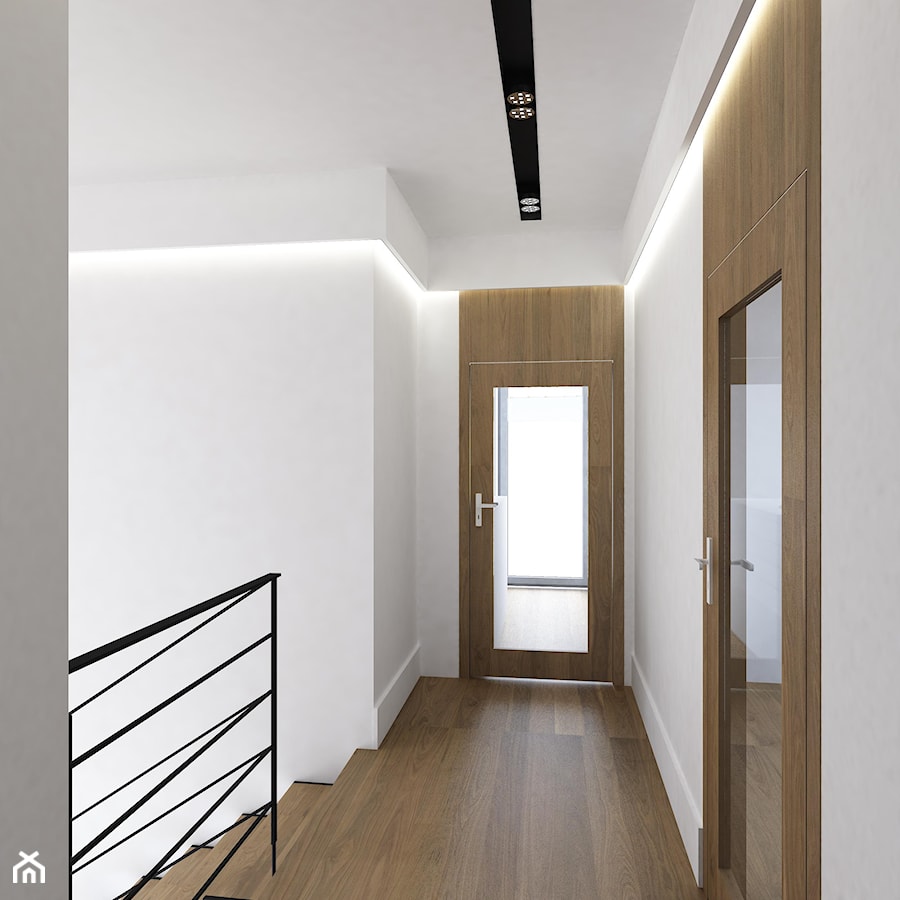 Wnętrza domu na Jurze - Schody, styl minimalistyczny - zdjęcie od BAK Architekci