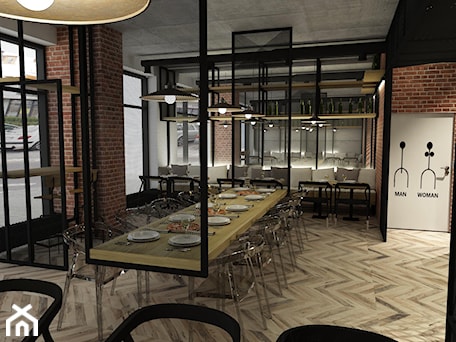 Aranżacje wnętrz - Wnętrza publiczne: pizzeria - BAK Architekci. Przeglądaj, dodawaj i zapisuj najlepsze zdjęcia, pomysły i inspiracje designerskie. W bazie mamy już prawie milion fotografii!