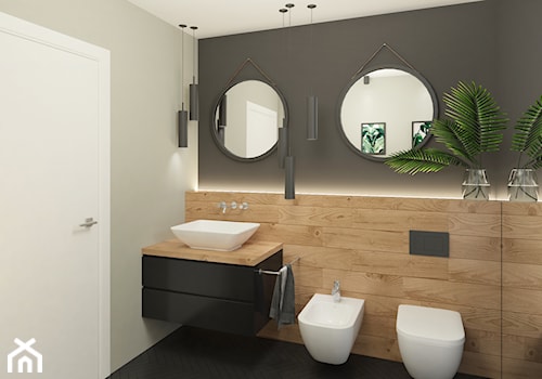DOM POKAZOWY - Mała łazienka, styl nowoczesny - zdjęcie od KBW Architektura & Design