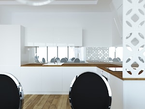 APARTAMENT SKY WHITE - Kuchnia, styl nowoczesny - zdjęcie od KBW Architektura & Design