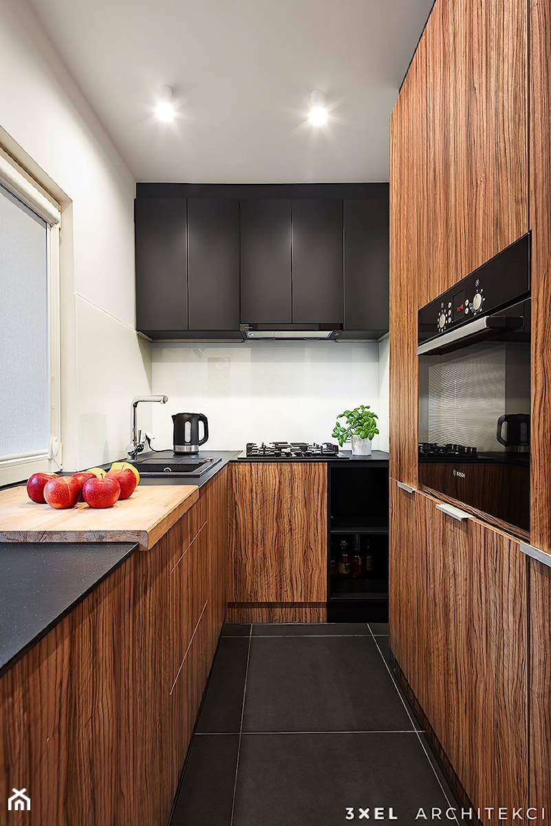 TRIANGLE FLAT - Kuchnia, styl nowoczesny - zdjęcie od 3XEL Architekci