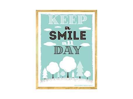 Aranżacje wnętrz - Pokój dziecka: Plakat Pest Keep a Smile all Day - Fryderyk Danielczyk STORE. Przeglądaj, dodawaj i zapisuj najlepsze zdjęcia, pomysły i inspiracje designerskie. W bazie mamy już prawie milion fotografii!