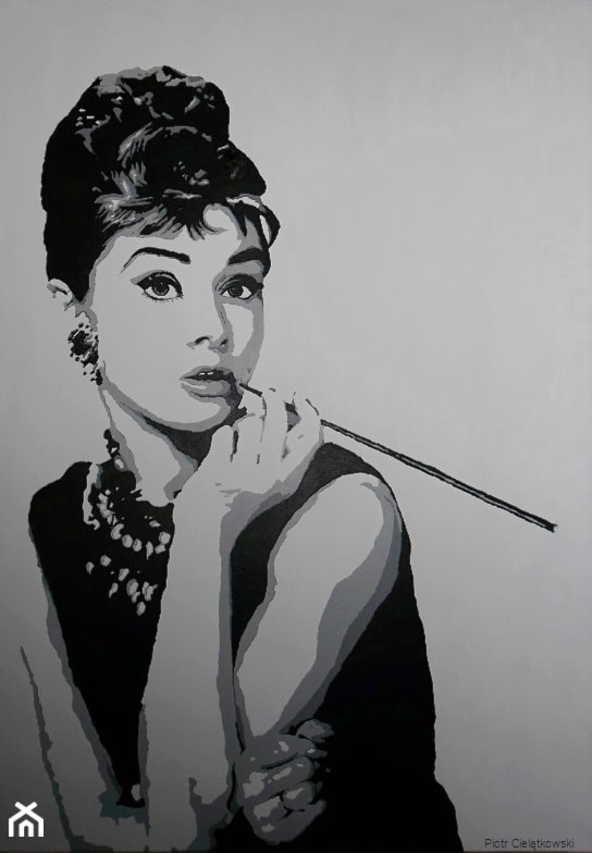 Audrey Hepburn - zdjęcie od Piotr i Paweł Cielątkowski - Homebook