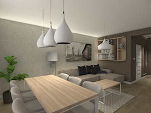 Mieszkanie w Mysłowicach - Salon, styl tradycyjny - zdjęcie od Koenig Studio