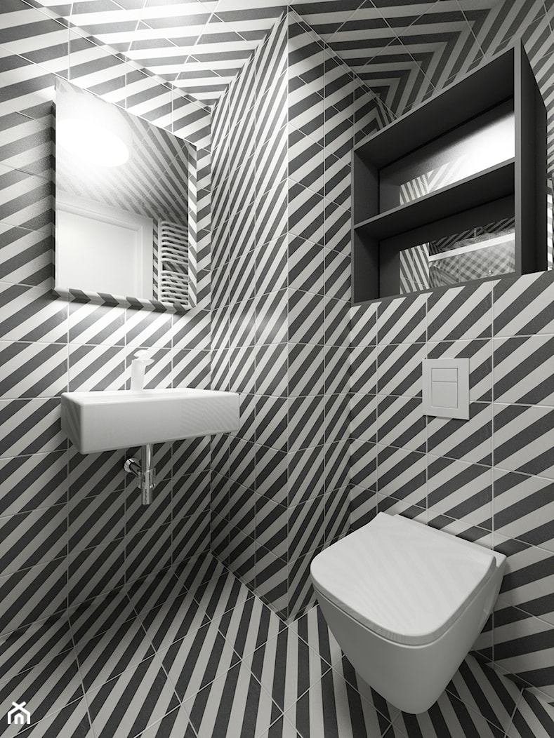 Graficzna Łazineka - Black and White - zdjęcie od Piotr Skorupski Studio Architektury - Homebook