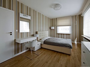 Sypialnia w beżach - zdjęcie od Piotr Skorupski Studio Architektury