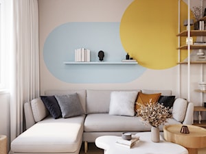 Kolorowy salon w Gdyni - zdjęcie od Aneta Talarczyk Pracownia Projektowa