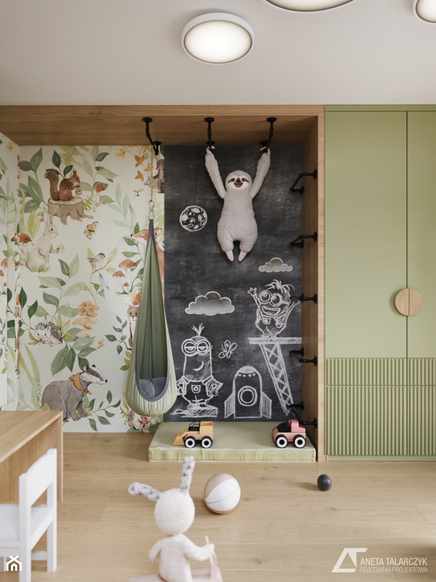 Leśny pokój dziecięcy - zdjęcie od Aneta Talarczyk Pracownia Projektowa
