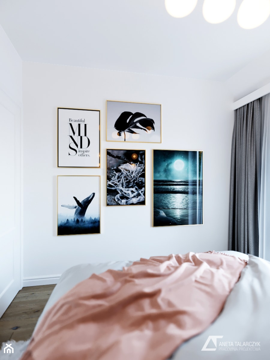 Projekt sypialni w domku szeregowym - zdjęcie od Aneta Talarczyk Pracownia Projektowa
