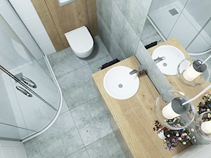 Męska łazienka - zdjęcie od Aneta Talarczyk Pracownia Projektowa
