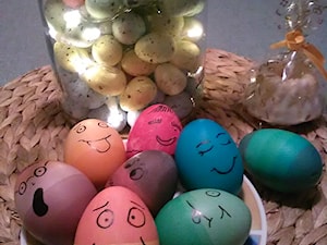 Jajka udekorowane z uśmiechem - zdjęcie od Iwona.for